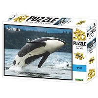 Puzzle Prime 3D 500 pieces: Killer Whale